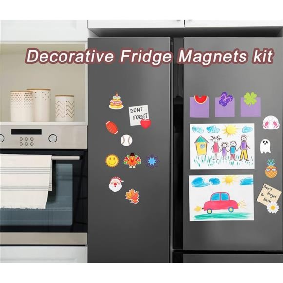 Interchangeable Welcome Home Sign, Seasonal Decor w/ 21 Changeable Icons (12in) - Picture 5 of 7